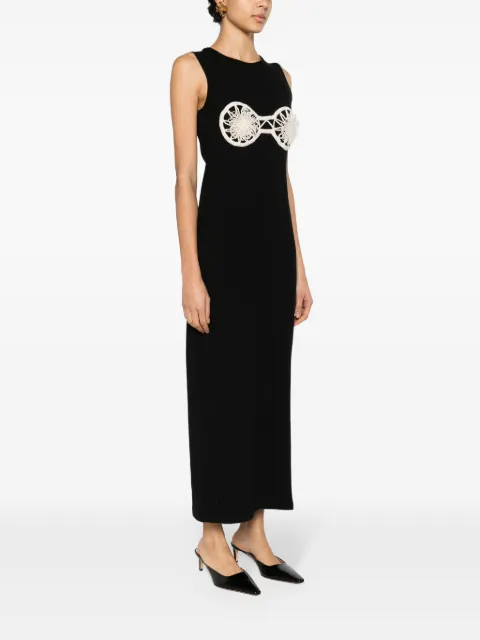 Magda Butrym crochet-detailed cotton maxi dress SS24DRESS05 - 2