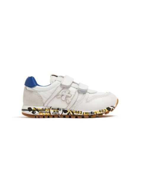 Premiata Sky touch-strap suede sneakers