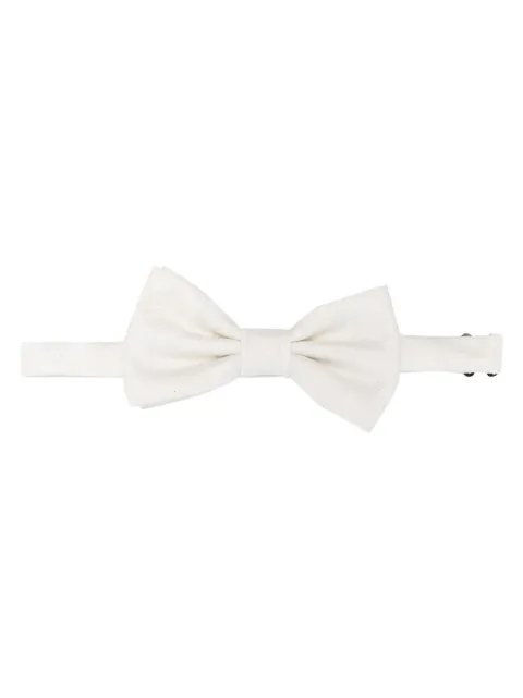 Lady Anne patterned-jacquard bow tie