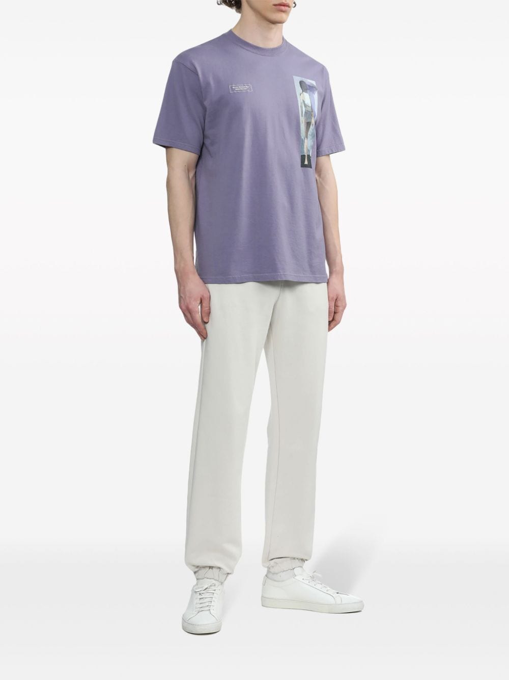 Shop Undercover X Helen Verhoeven Cotton T-shirt In 紫色