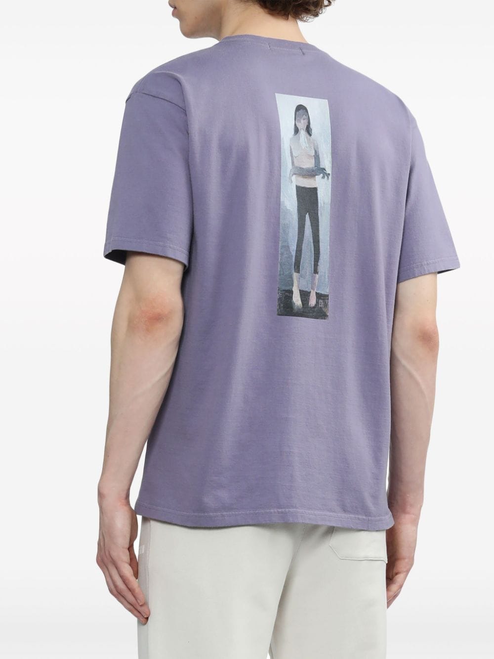 Shop Undercover X Helen Verhoeven Cotton T-shirt In 紫色