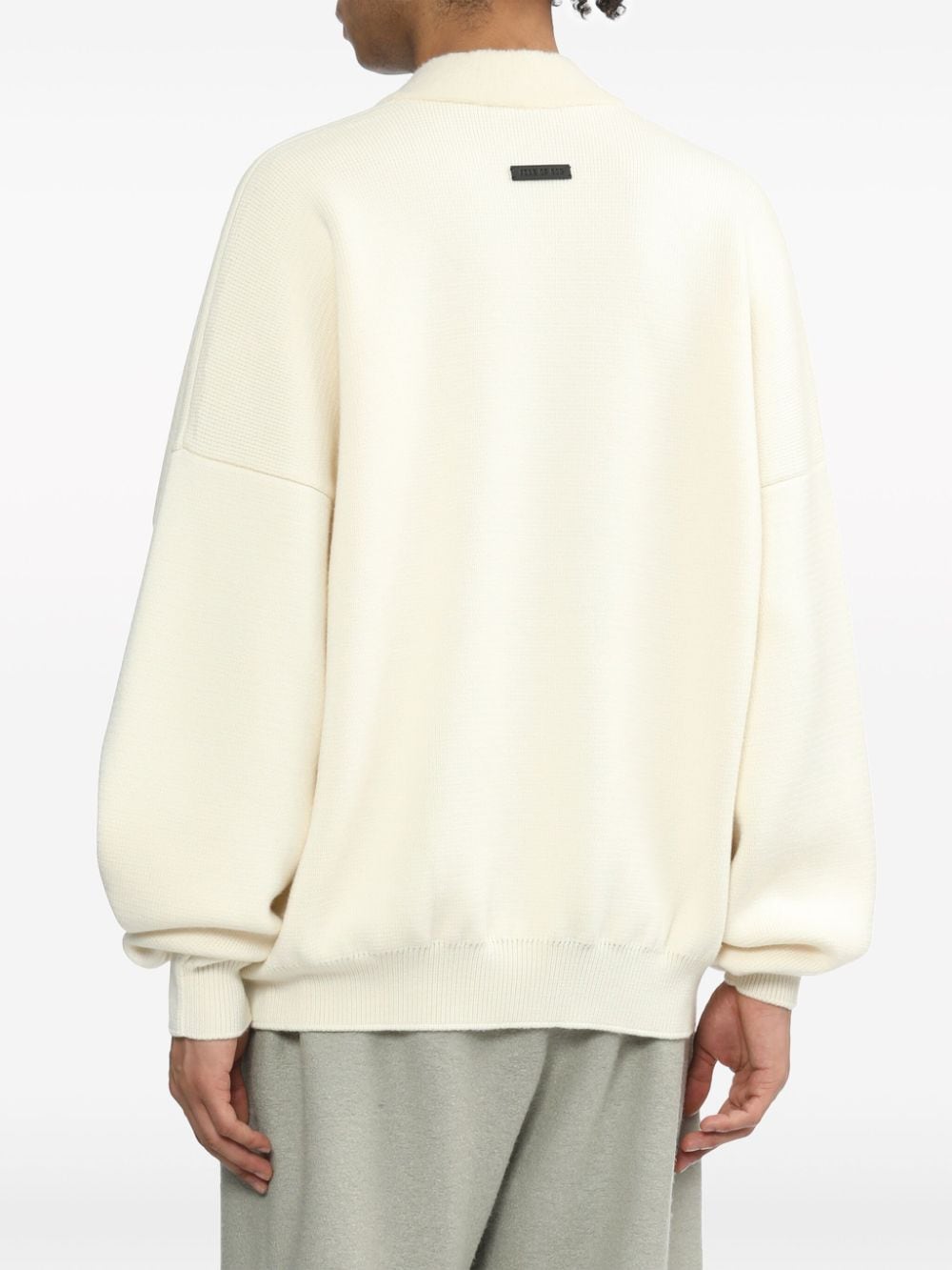 Shop Fear Of God Virgin Wool-blend Jumper In Neutrals