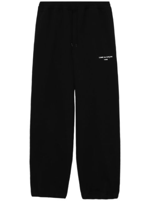 Comme des Garcons Homme logo-embroidered drawstring track pants Men