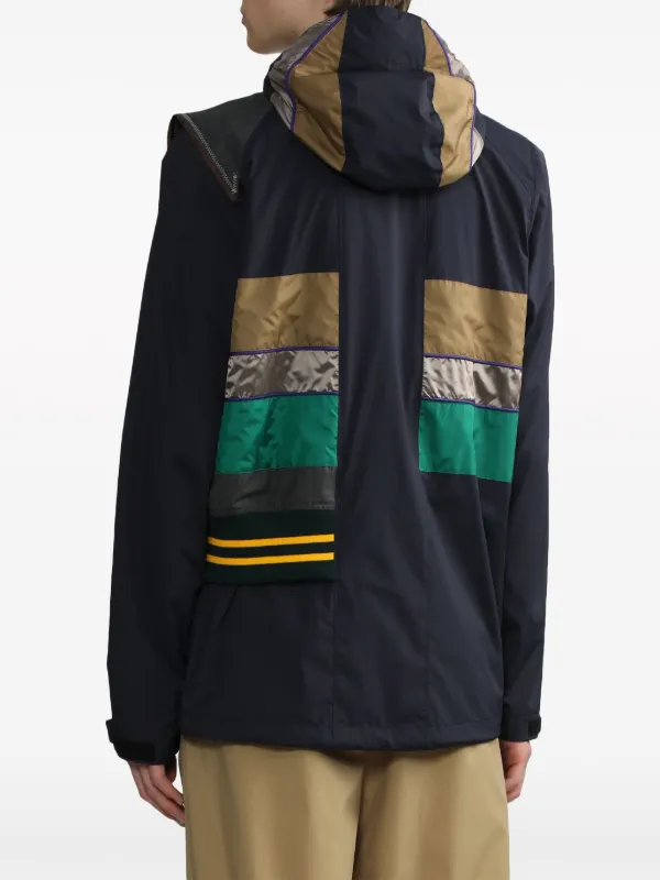 Kolor コントラストパネル ジャケット | ブルー | FARFETCH JP