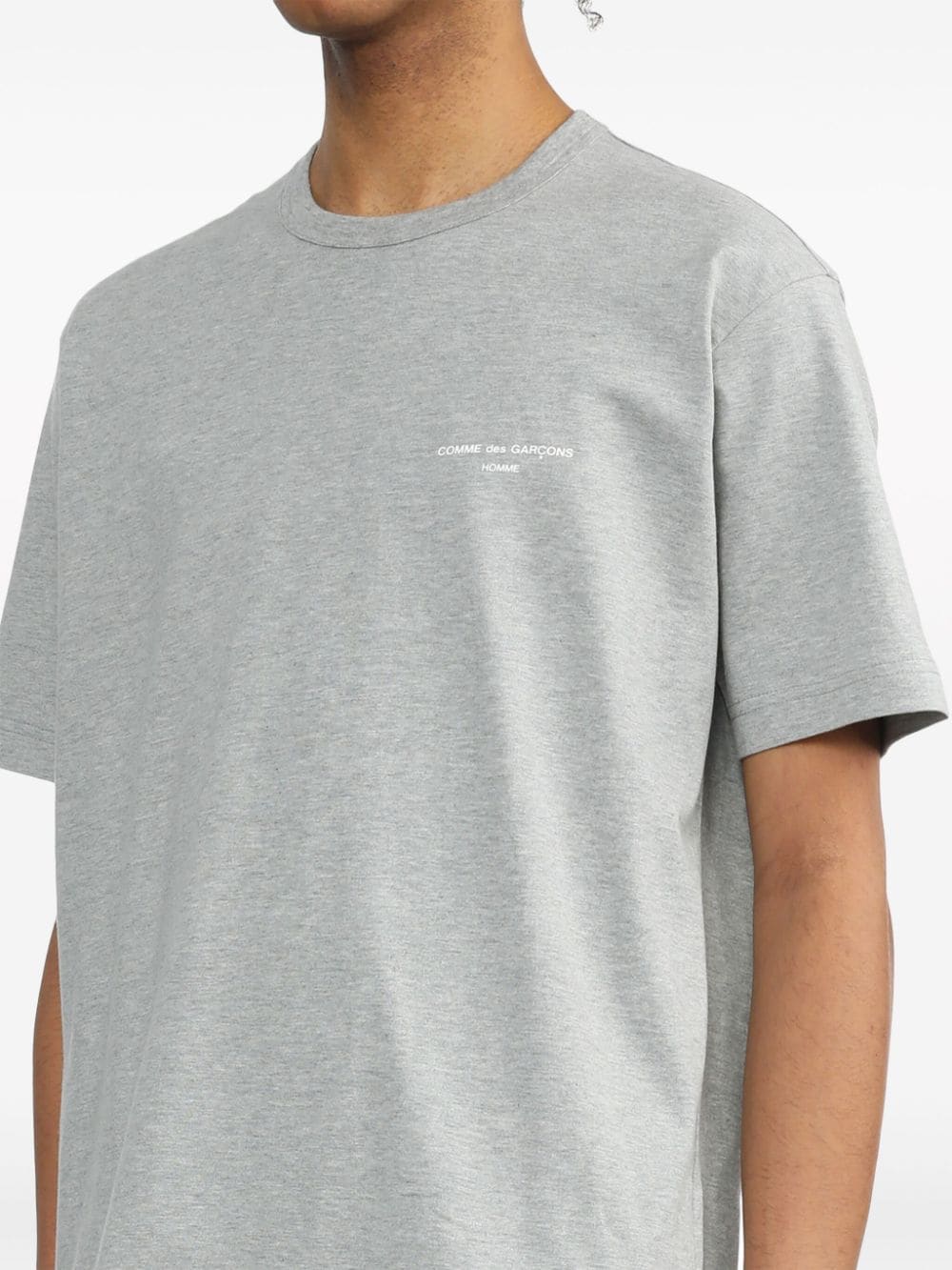 Comme des Garçons Homme T-shirt met logoprint Grijs
