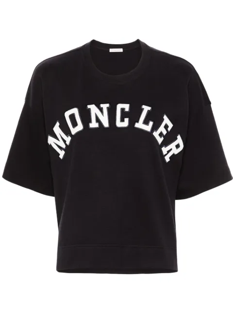 Moncler logo-patches cotton T-shirt