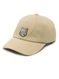 Maison Kitsuné fox-patch cotton baseball cap - Neutrals