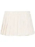 The Frankie Shop Blake pleated miniskirt - Neutrals