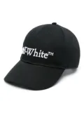 Off-White Drill Logo cotton baseball cap - Black