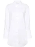 TWINSET logo-patch detachable-cuffs shirt - White