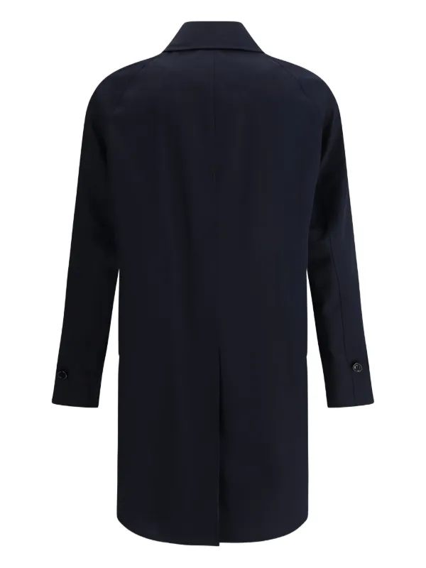 Burberry mid-lenght Camden Heritage Car Coat | Blue | FARFETCH