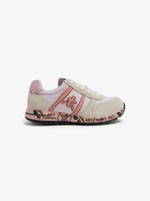 Premiata Kids Sky panelled suede sneakers
