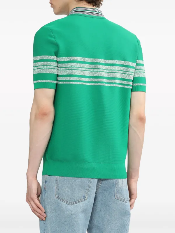 Tシャツ・カットソー WALES BONNER POLO SHIRT WITH STRIPE PATTERN adidas Originals x Wales Bonner Knit Men's Polo Shirt Beige