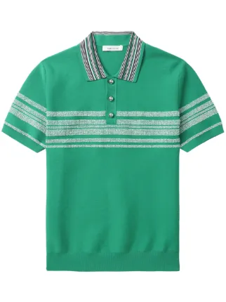 Tシャツ・カットソー WALES BONNER POLO SHIRT WITH STRIPE PATTERN 22875606_52969172_322.jpg
