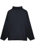 Fear Of God logo-appliqué polo-collar sweatshirt - Black