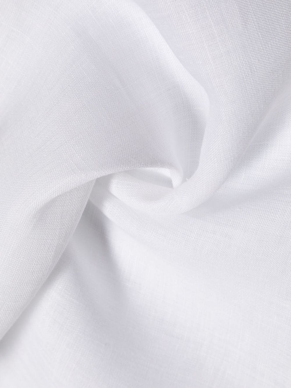 Shop Lady Anne Slub-texture Linen Handkerchief In White