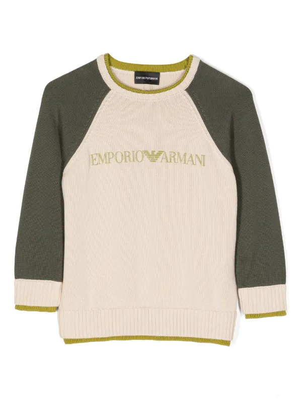 Kids armani jumper discount