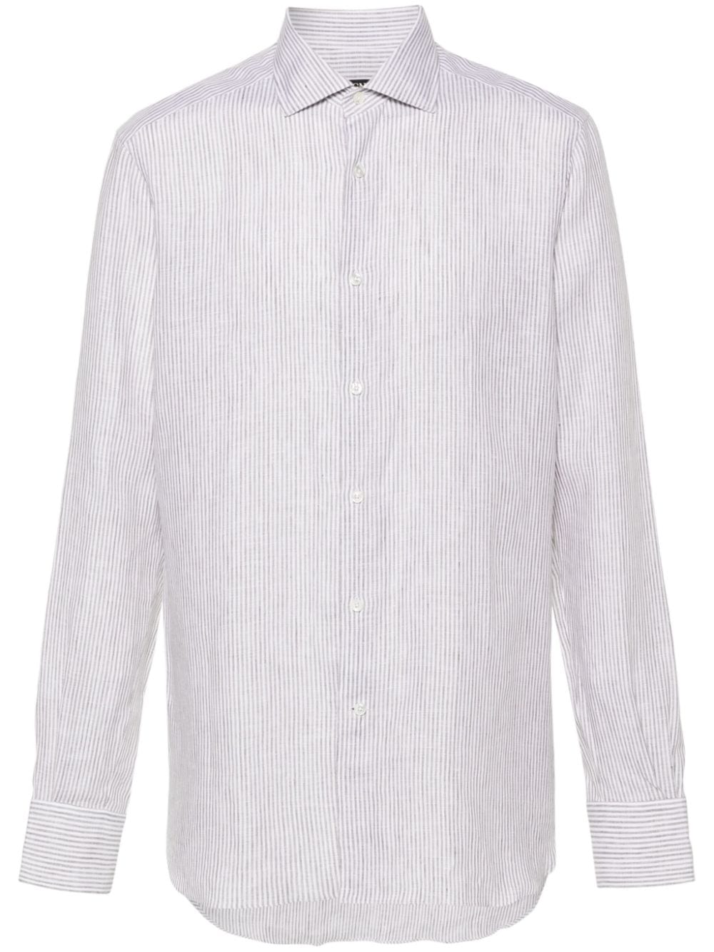 Oasi striped linen shirt