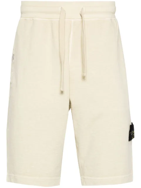 Stone Island pantalon cargo à patch Compass