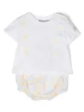 Herno Kids logo-print shorts set - White
