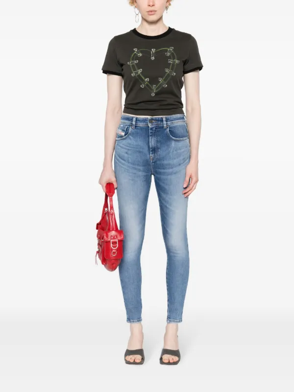 ★DIESEL★ 1984 Slandy High Denim Pants Blue A0359809E9701 Diesel 1984 Slandy-High Jeans | Blue | FARFETCH PL