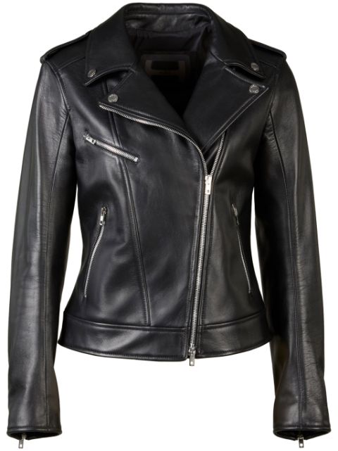 Hogan leather biker jacket