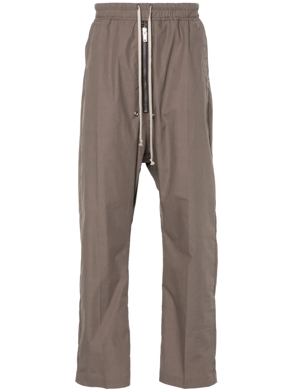 Rick Owens Bela Straight-leg Trousers In Brown