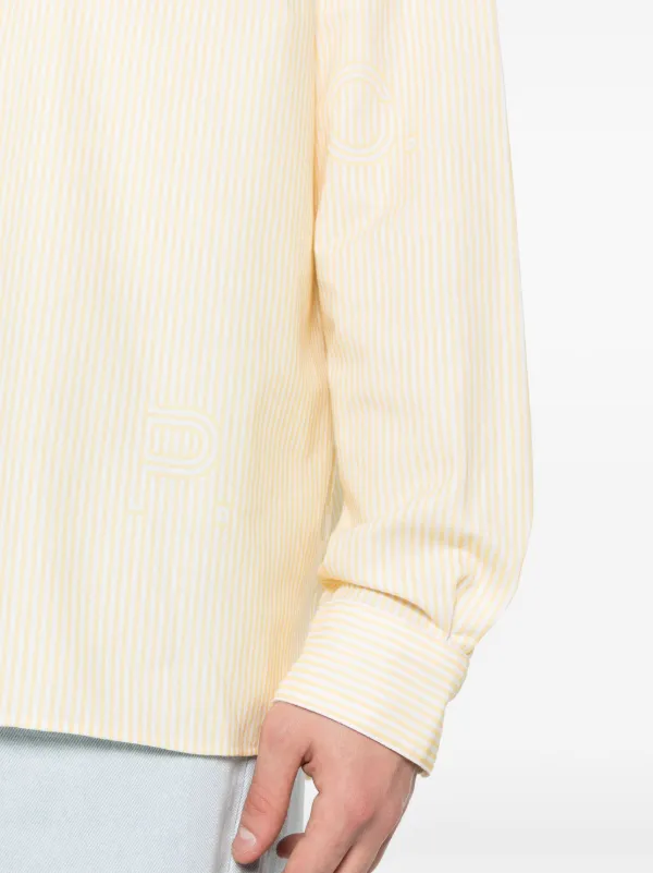 A.P.C. Malo ストライプ シャツ | イエロー | FARFETCH JP