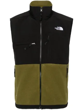 The North Face Denali Gilet Met Geborduurd Logo Groen FARFETCH NL