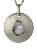 Parts of Four Disk danburite pendant necklace - Silver