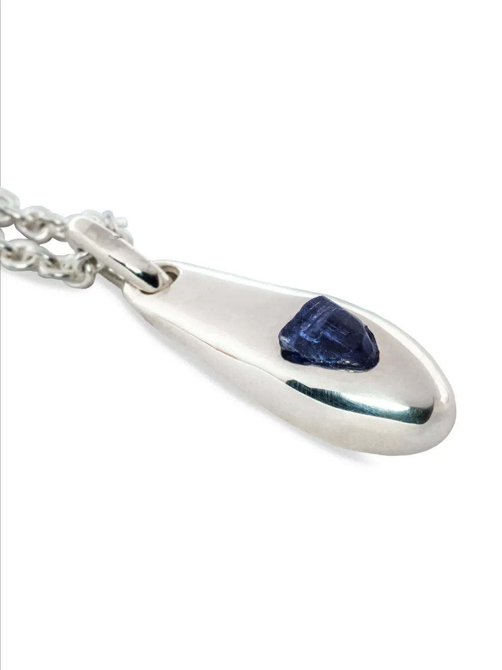 Parts of Four Chrysalis tanzanite necklace - Zilver
