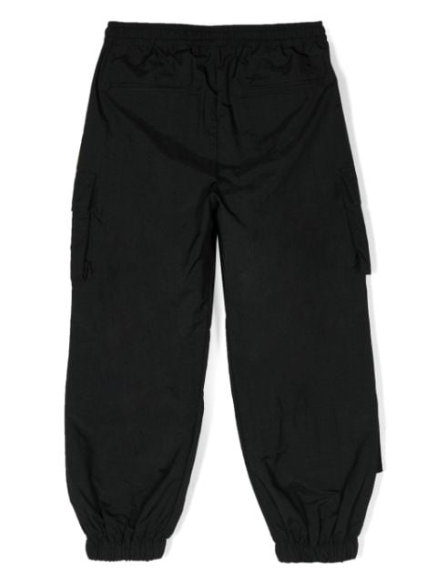 logo-appliqué cargo trousers