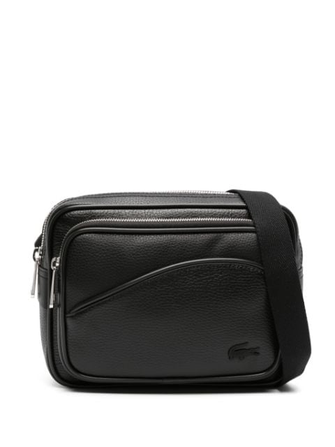 Lacoste Reporter leather messenger bag