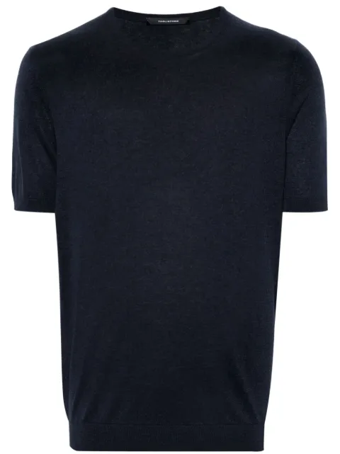 Tagliatore Josh fine-knit silk T-shirt