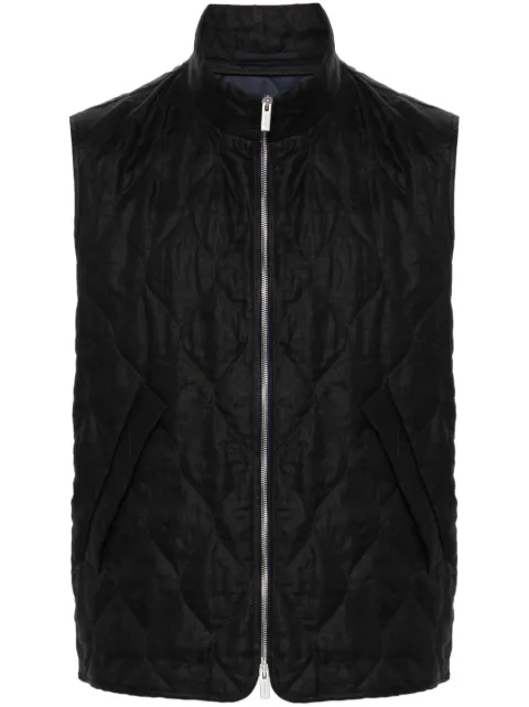 Boglioli quilted zip-up gilet