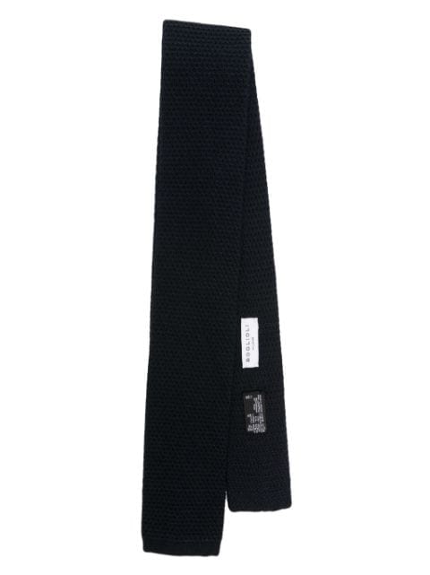 Boglioli square-tip knitted tie