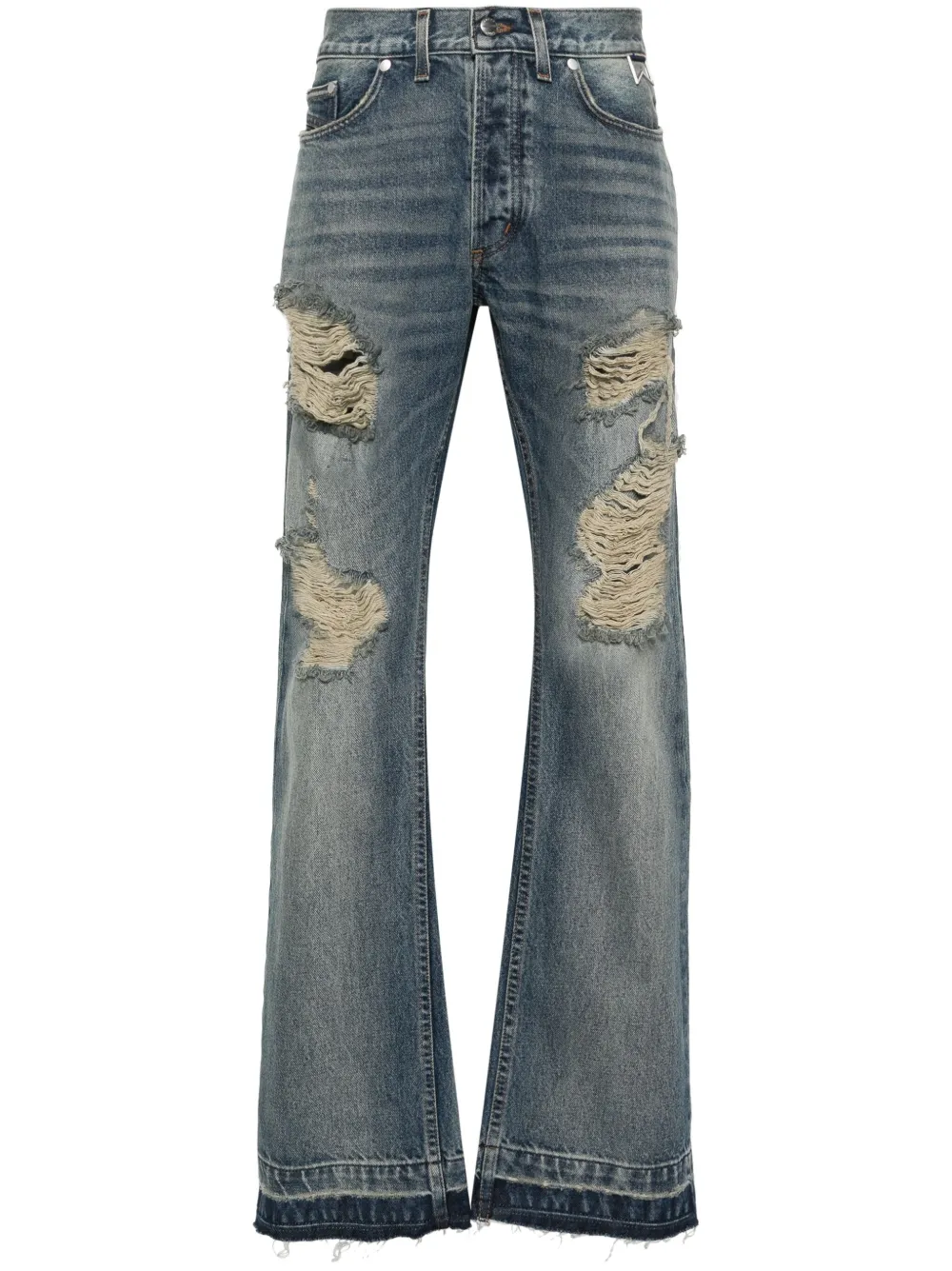 Rhude Beach Bum Loose-fit Jeans In Blue