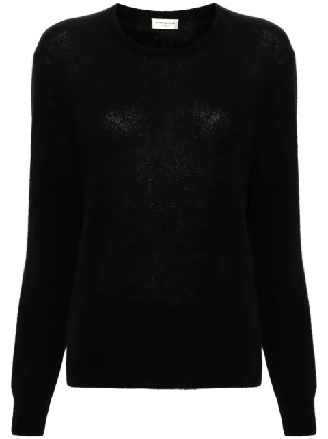 Saint Laurent Pullover mit Rundhalsausschnitt