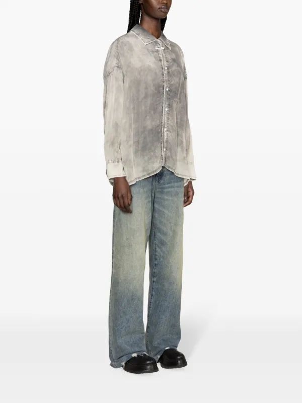Maison MIHARA YASUHIRO ドロップショルダー シャツ | グレー Maison MIHARA YASUHIRO ドロップショルダー シャツ | グレー