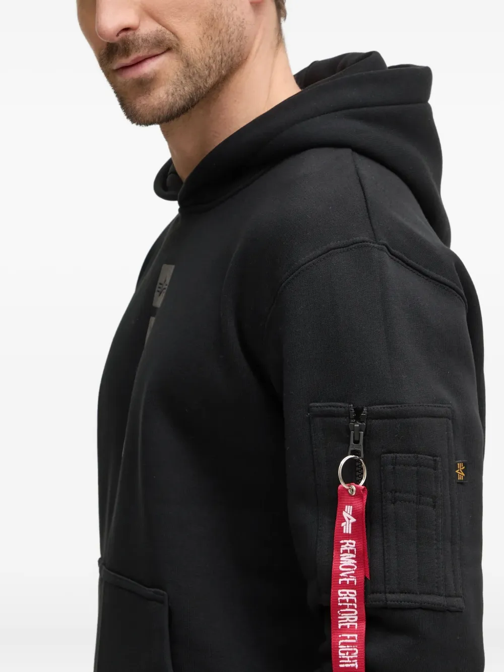 Alpha Industries Alpha Puff Hoodie In Blue