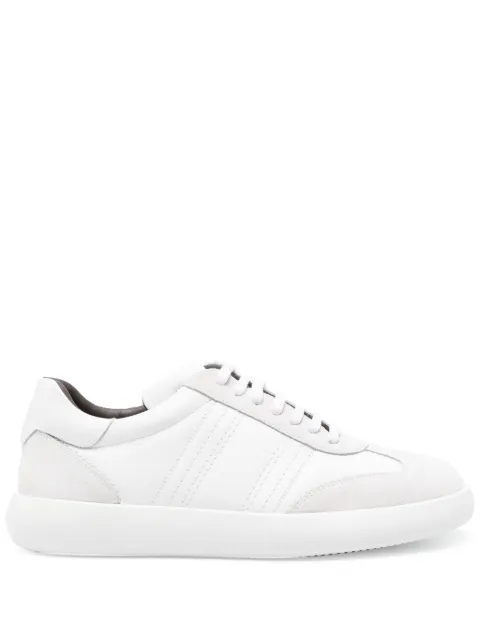 Brioni panelled suede-leather sneakers