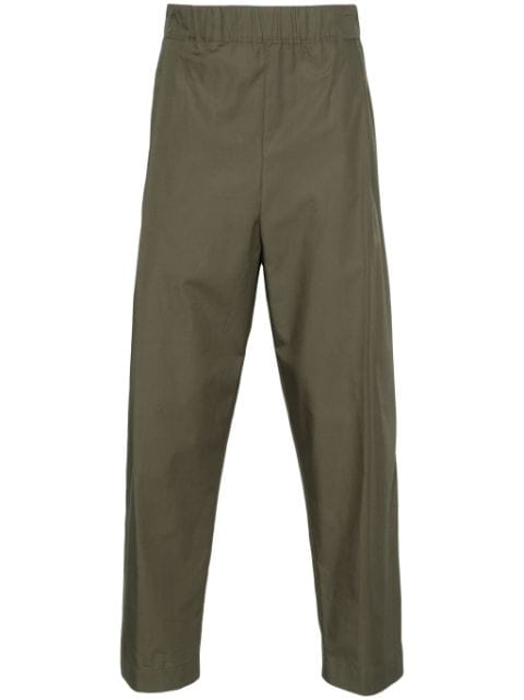 Laneus tapered drop-crotch trousers