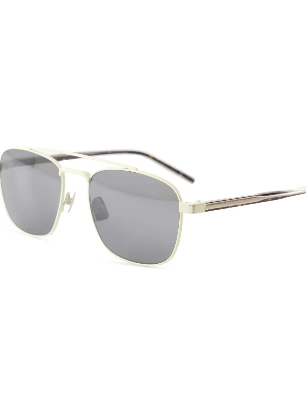 Saint Laurent Zonnebril met piloten montuur Goud
