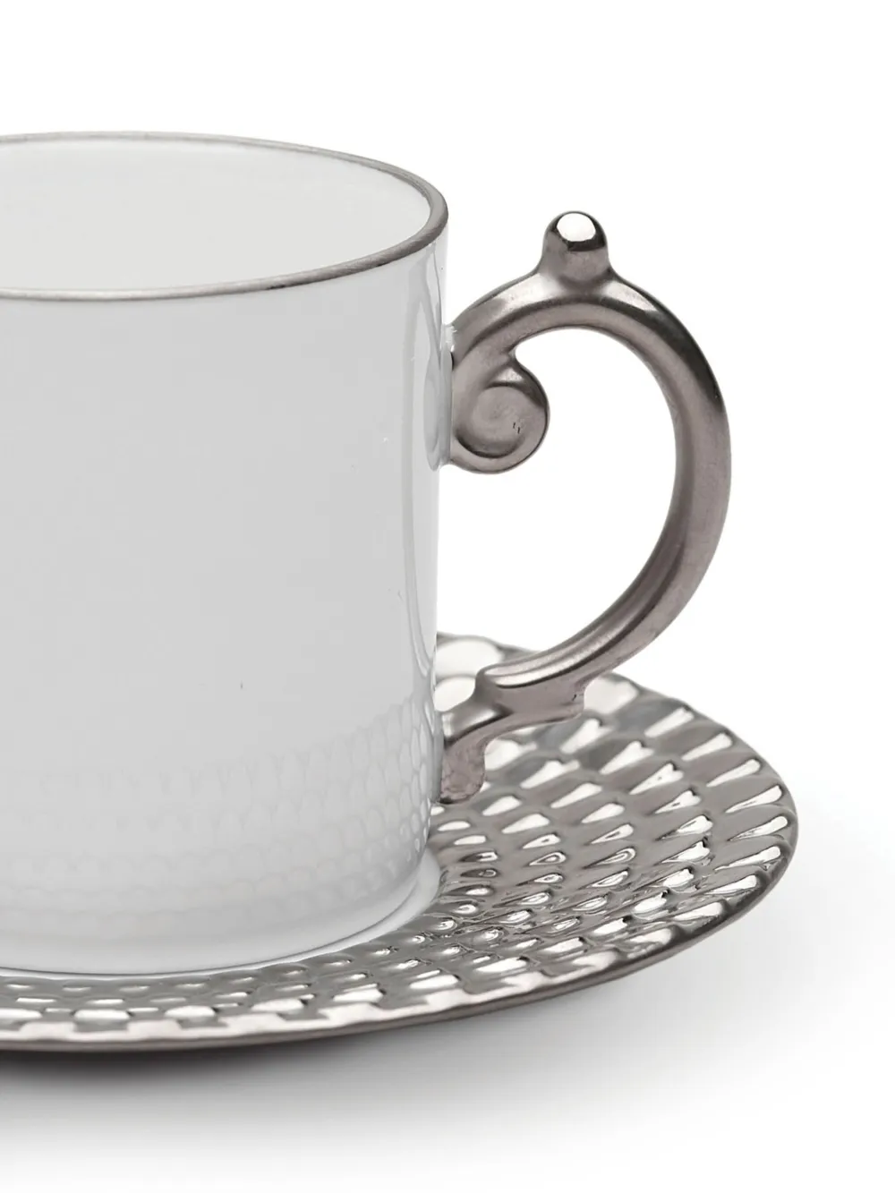 L'Objet Aegean espresso cup and saucer (set of two) | Tea & Coffee | Image 2