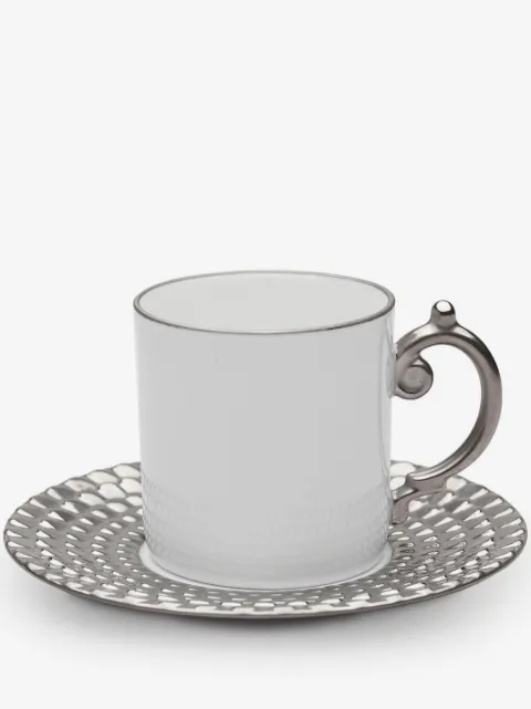 L'Objet pack de dos tazas de café expreso y platos Aegean