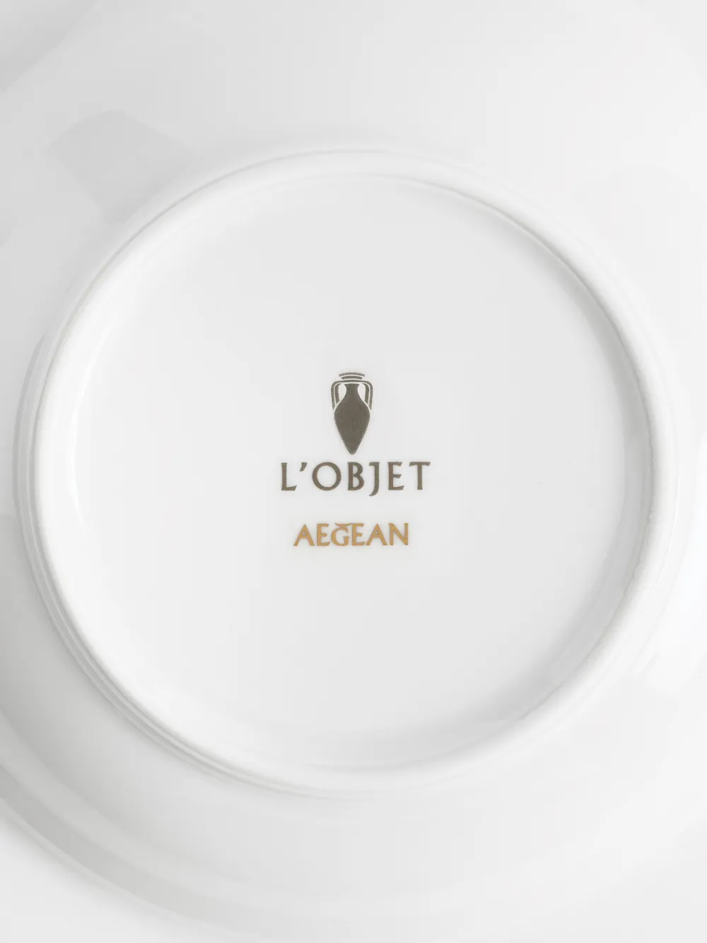  L'objet Aegean Filet Soup Plate (23cm) - White 
