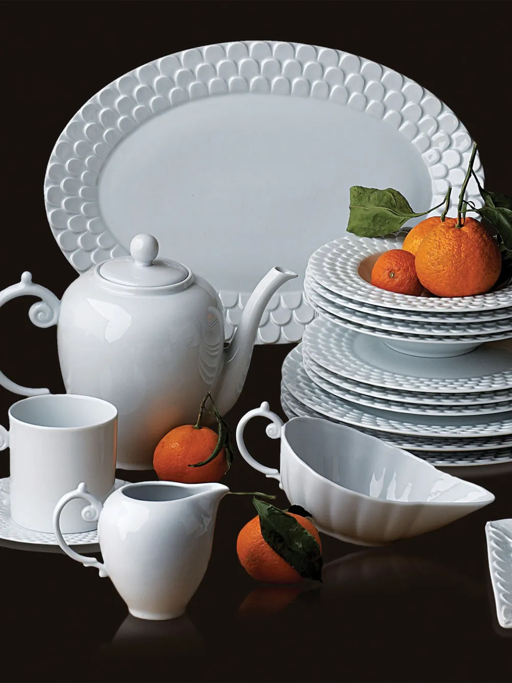 L'Objet Aegean oval platter (38cm x 27cm) | Serveware | Image 2