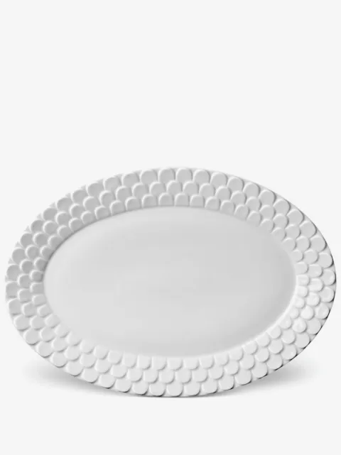L'Objet Aegean oval platter (38cm x 27cm)
