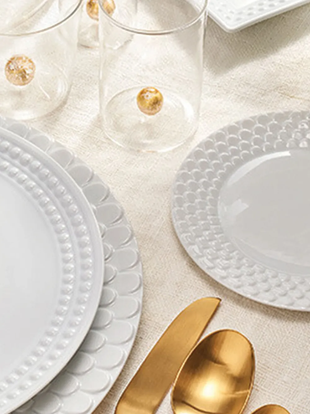 L'Objet Aegean schotel (17 cm) - Wit