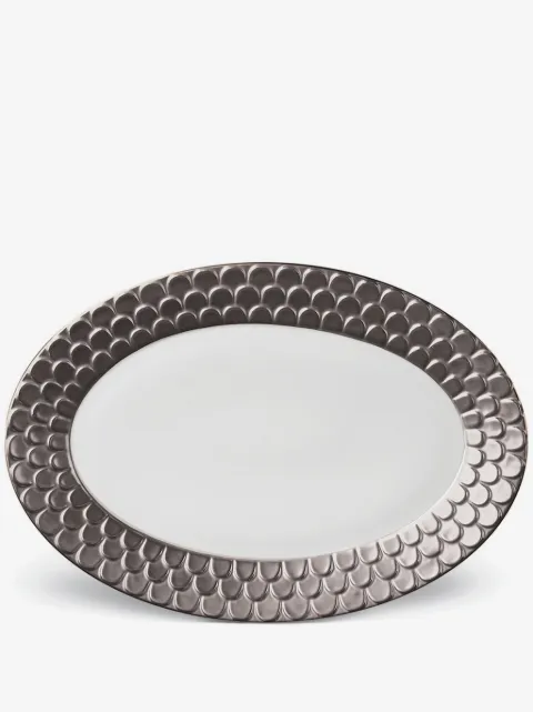 L'Objet assiette ovale Aegean (38 cm x 27 cm)